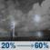 Friday Night: A slight chance of showers and thunderstorms between 7pm and 1am, then showers and thunderstorms likely. Partly cloudy, with a low around 69. Chance of precipitation is 60%. Friday Night: Slight Chance Showers And Thunderstorms