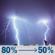 Thursday Night: Showers and thunderstorms. Mostly cloudy, with a low around 54. Chance of precipitation is 80%. Thursday Night: Showers And Thunderstorms