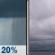 Monday: Patchy fog before 7am, then patchy fog and a slight chance of rain showers between 7am and 11am. Cloudy, with a high near 68. Northeast wind around 8 mph. Chance of precipitation is 20%. New rainfall amounts less than a tenth of an inch possible. Monday: Patchy Fog then Cloudy