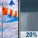 Today: A slight chance of rain showers after 3pm. Partly sunny. High near 78, with temperatures falling to around 72 in the afternoon. West wind 14 to 21 mph, with gusts as high as 29 mph. Chance of precipitation is 20%. Today: Partly Sunny then Slight Chance Rain Showers