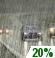 Thursday: A slight chance of rain. Mostly sunny, with a high near 57. West southwest wind 13 to 20 mph, with gusts as high as 28 mph. Chance of precipitation is 20%. Thursday: Slight Chance Light Rain